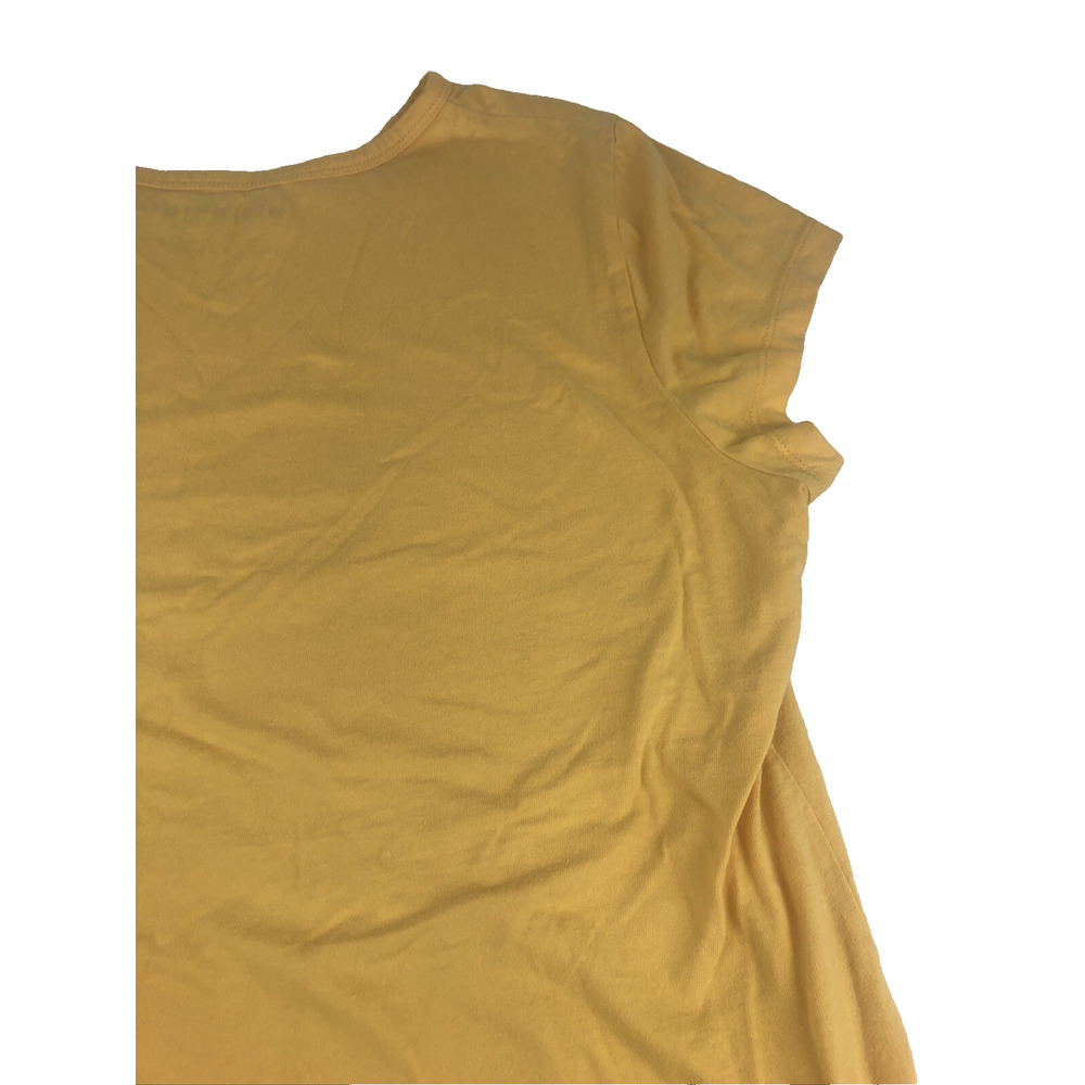 Bit & Bridle Women's Shirt XL Yellow Graphic Country Western TShirt Short Sleeve - Picture 11 of 12